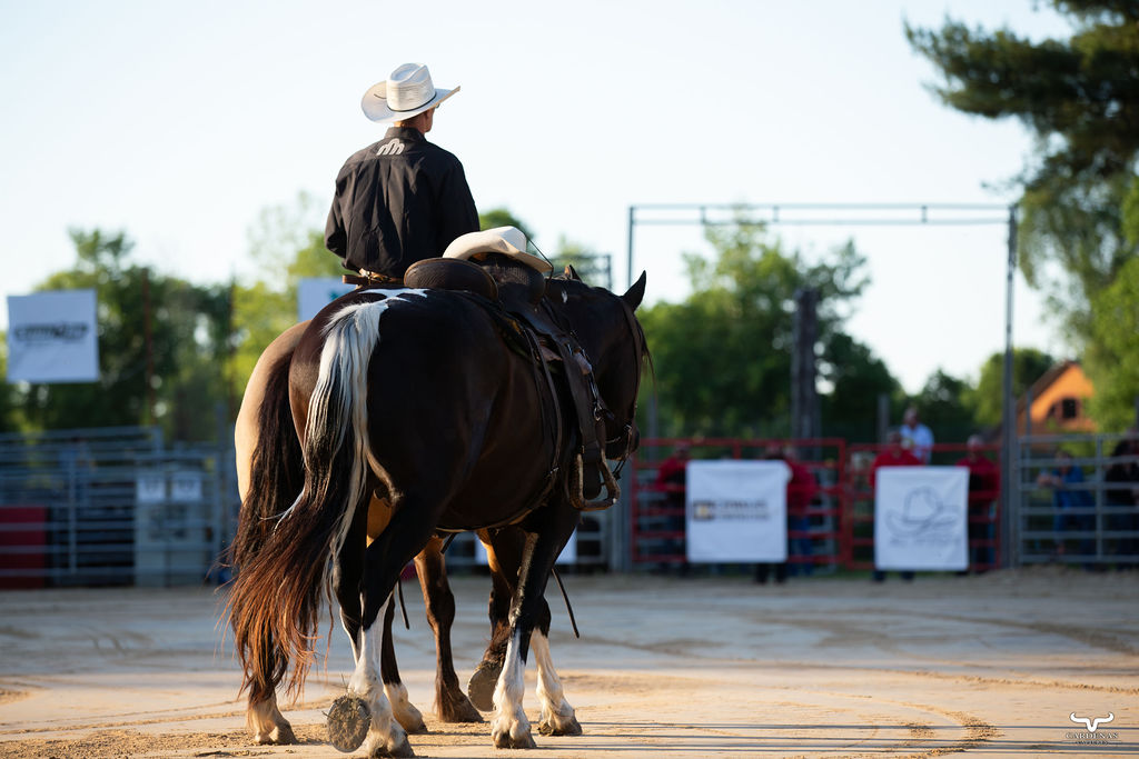 Cowboy entering the arena